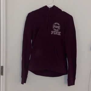 “Pink” zip-up sweatshirt